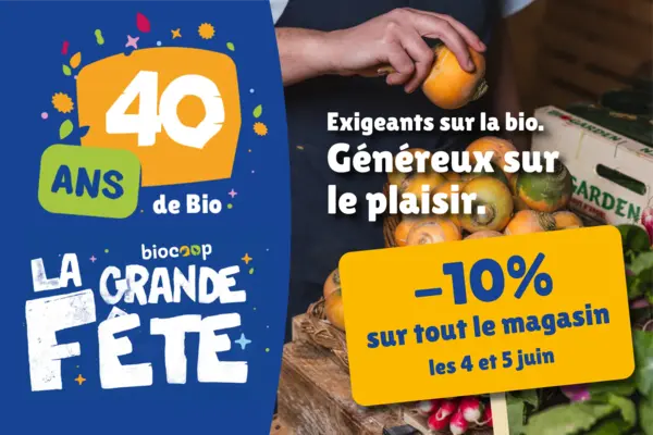 40 ans BIOCOOP